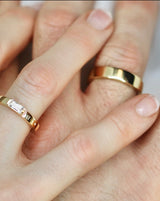 Meant to Be His True Love band - 18kt Rødguld