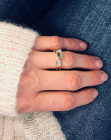 Nord Blue ring S - 18kt Rødguld