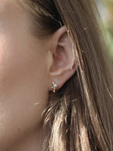 Orbit Dot perleørering M Venstre - 18kt Rødguld