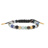 Inner Peace Hals Chakra Diamant armbånd - 18kt Rødguld