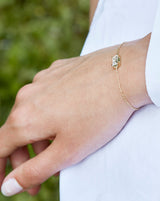 Nord Blue armbånd - 18kt Rødguld