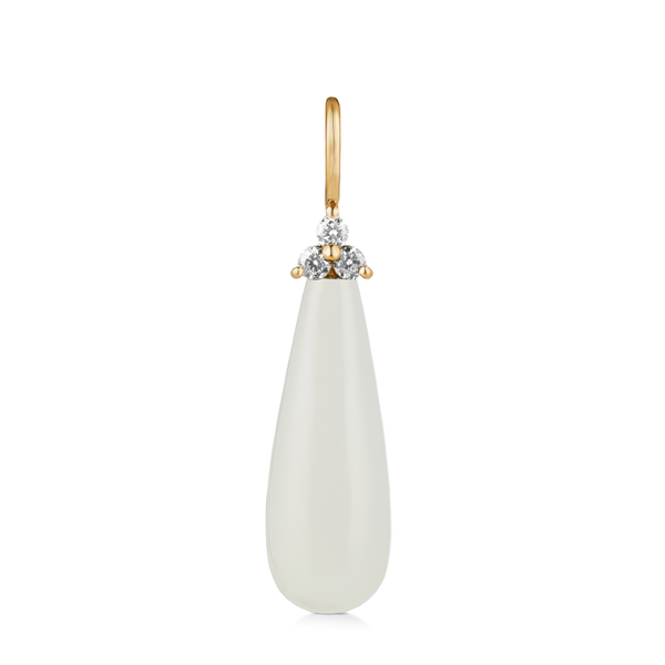 Fryd White vedhæng - 18kt Rødguld