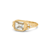 Orbit Octagon ring - 18kt Rødguld