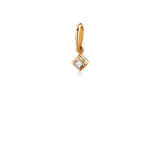 Rock Classic Diamant vedhæng S - 18kt Rødguld