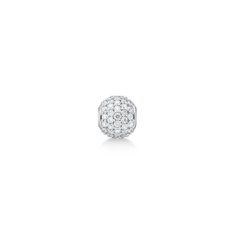 Inner Peace Petit Diamant perle - 18kt Hvidguld
