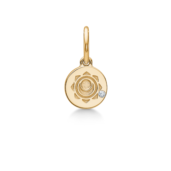 Inner Peace Harachakra vedhæng - 18kt Rødguld