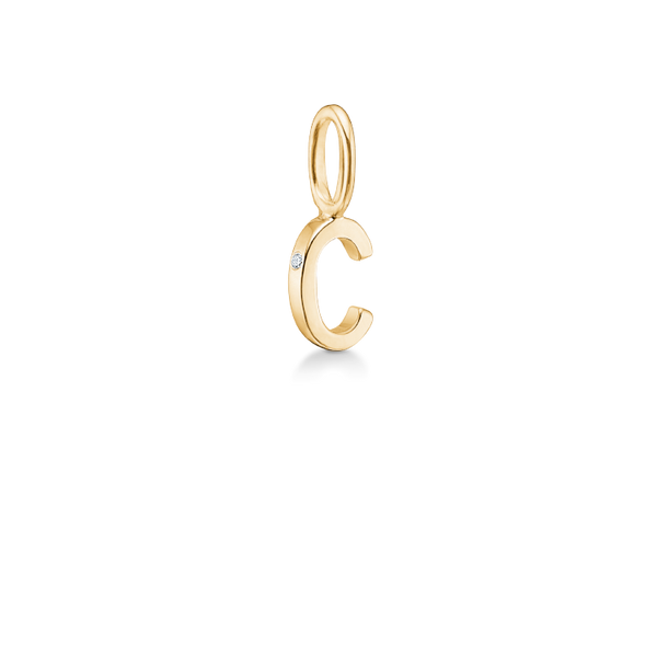 My C vedhæng - 18kt Rødguld