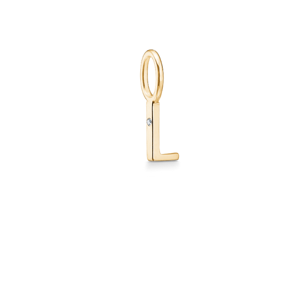 My L Pendant - 18kt Yellow Gold