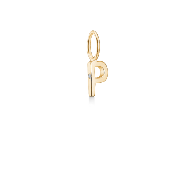 MY P Pendant - 18kt Yellow Gold