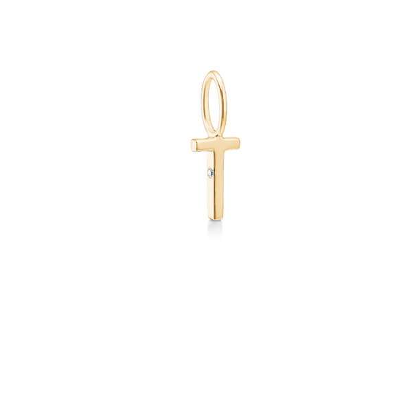 My T Pendant - 18kt Yellow Gold