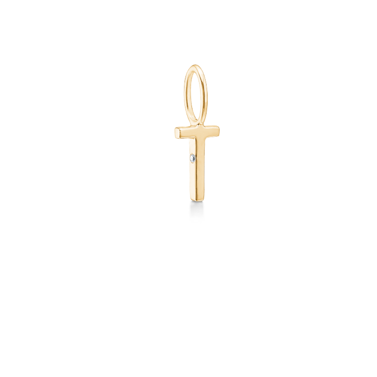 My T Pendant - 18kt Yellow Gold