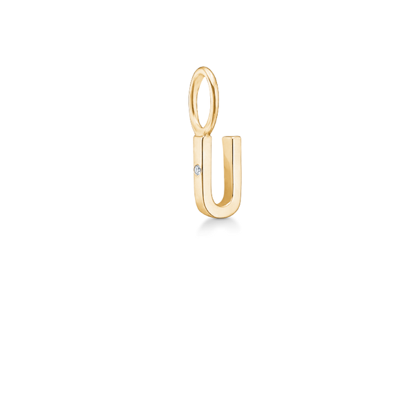 My U Pendant - 18kt Yellow Gold