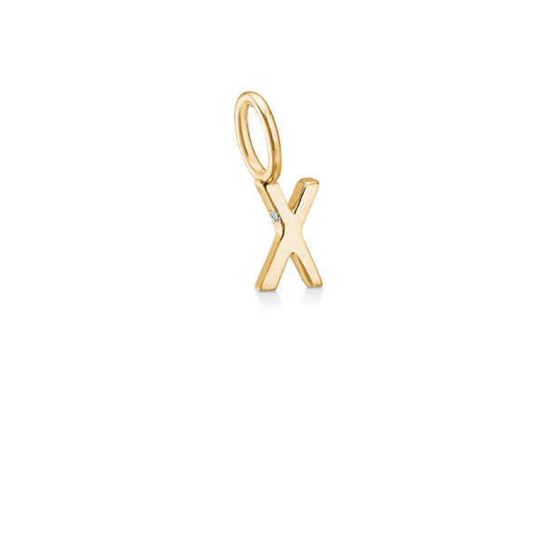 My X Pendant - 18kt Yellow Gold