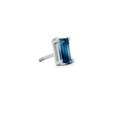 Nord London Blue ørestik - 18kt Hvidguld