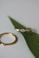 Meant to be her diamantring - 18kt Rødguld