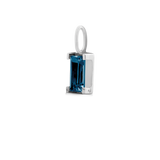 Nord London Blue vedhæng - 18kt Hvidguld