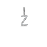 My Z diamant vedhæng - 18kt Hvidguld
