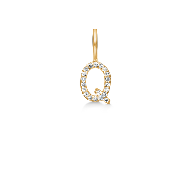 My Q diamant vedhæng - 18kt Rødguld