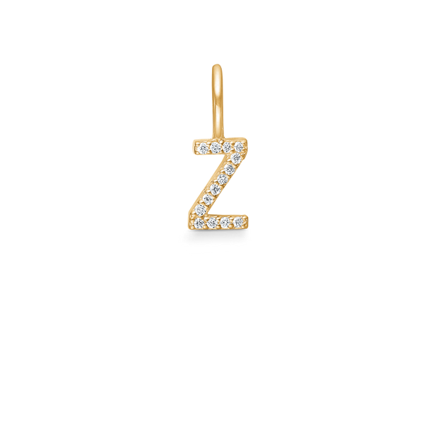 My Z diamant vedhæng - 18kt Rødguld