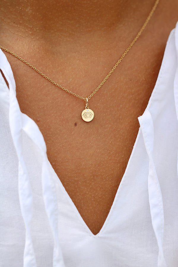 Inner Peace Pandechakra vedhæng - 18kt Rødguld