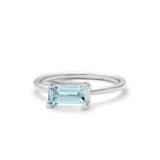 Nord Blue ring - 18kt Hvidguld