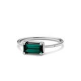 Nord Green ring - 18kt Hvidguld