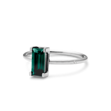 Nord Green ring turned - 18kt Hvidguld