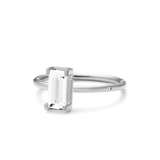 Nord White ring turned - 18kt Hvidguld