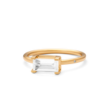 Nord White ring - 18kt Rødguld