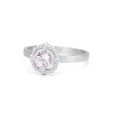 Orbit Rose ring - 18kt Hvidguld