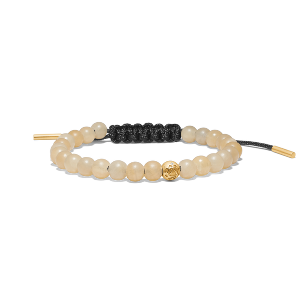 Inner Peace Solar Plexus Chakra armbånd - 18kt Rødguld