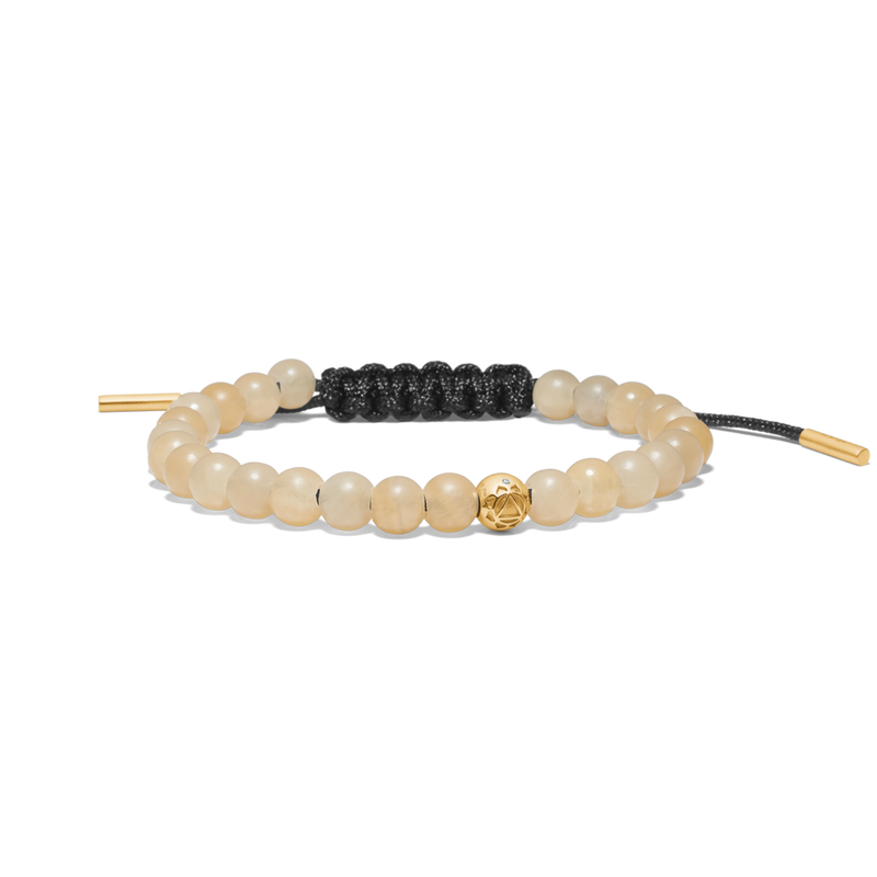 Inner Peace Solar Plexus Chakra armbånd - 18kt Rødguld