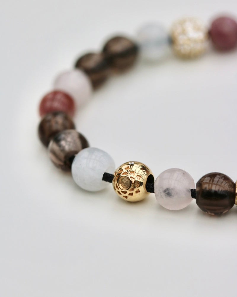 Inner Peace Kronechakra perle - 18kt Hvidguld