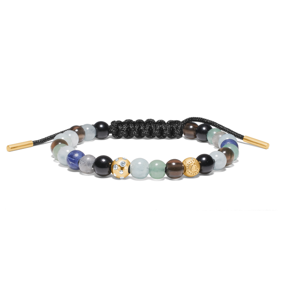 Inner Peace Hals Chakra Diamant armbånd - 18kt Rødguld