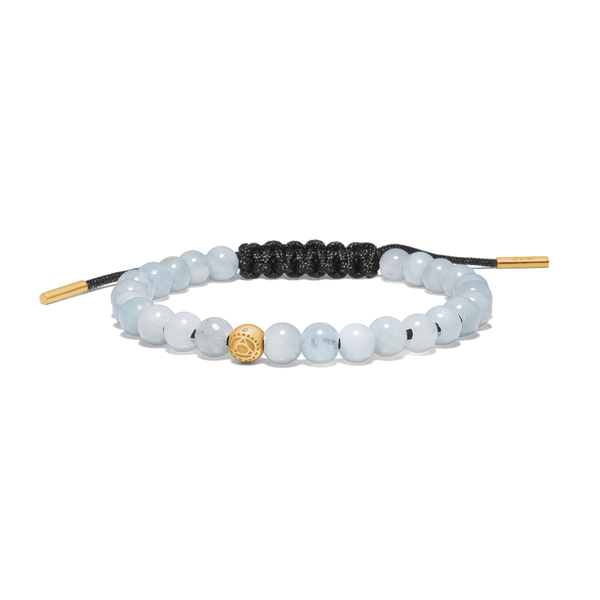 Inner Peace Hals Chakra armbånd - 18kt Rødguld
