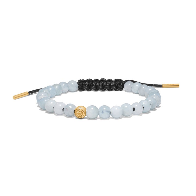 Inner Peace Hals Chakra armbånd - 18kt Rødguld