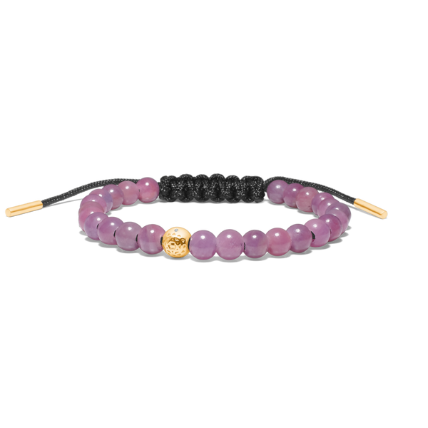 Inner Peace Hjerte Chakra armbånd - 18kt Rødguld