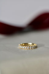 Meant to be her classic diamantring - 18kt Hvidguld