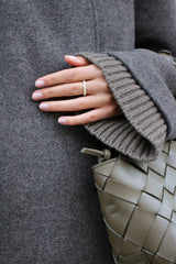 Meant to be her classic diamantring - 18kt Rødguld